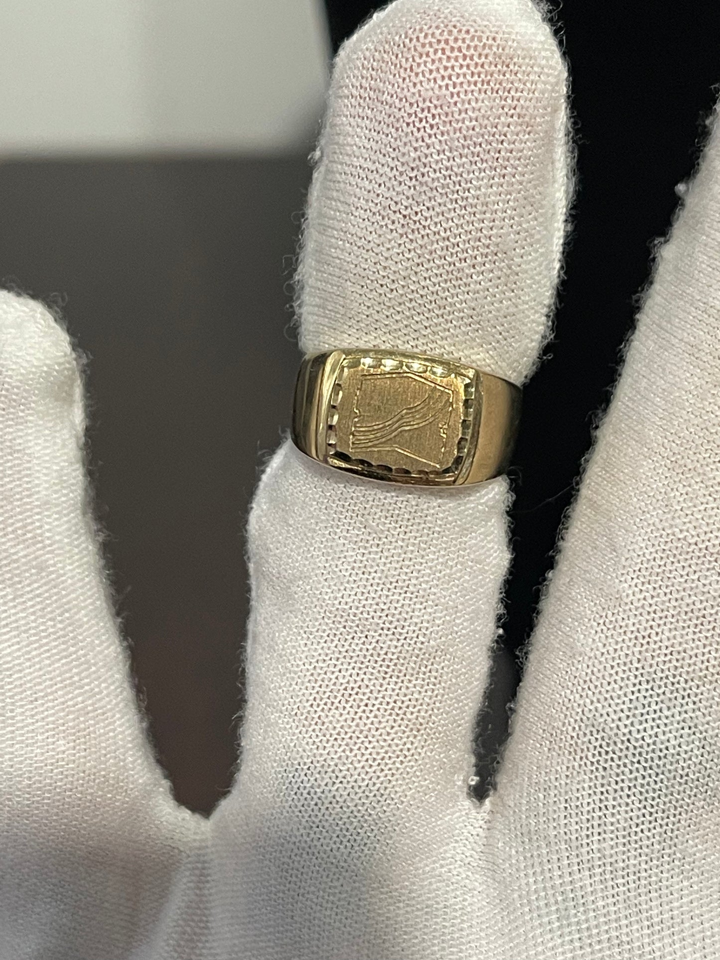 14Kt Gold Signet Ring