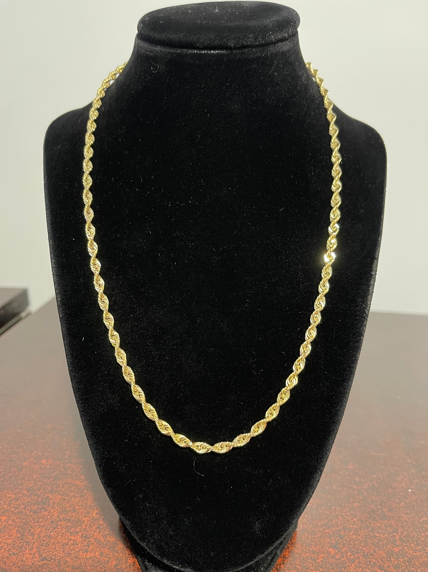 10K Rope Chain 20”