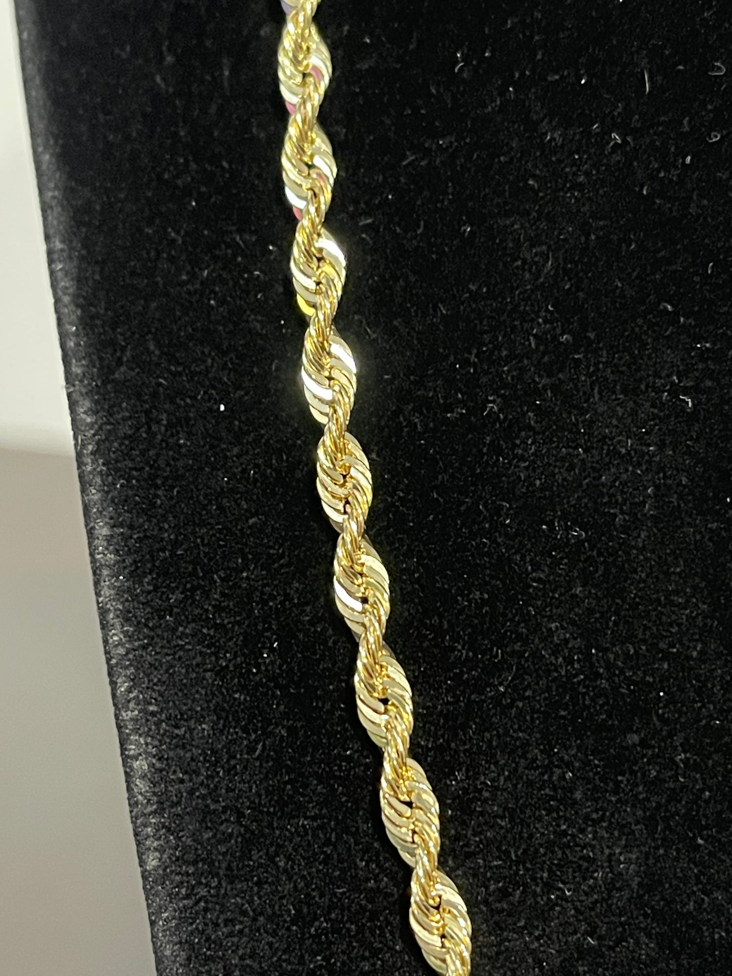10K Rope Chain 20”