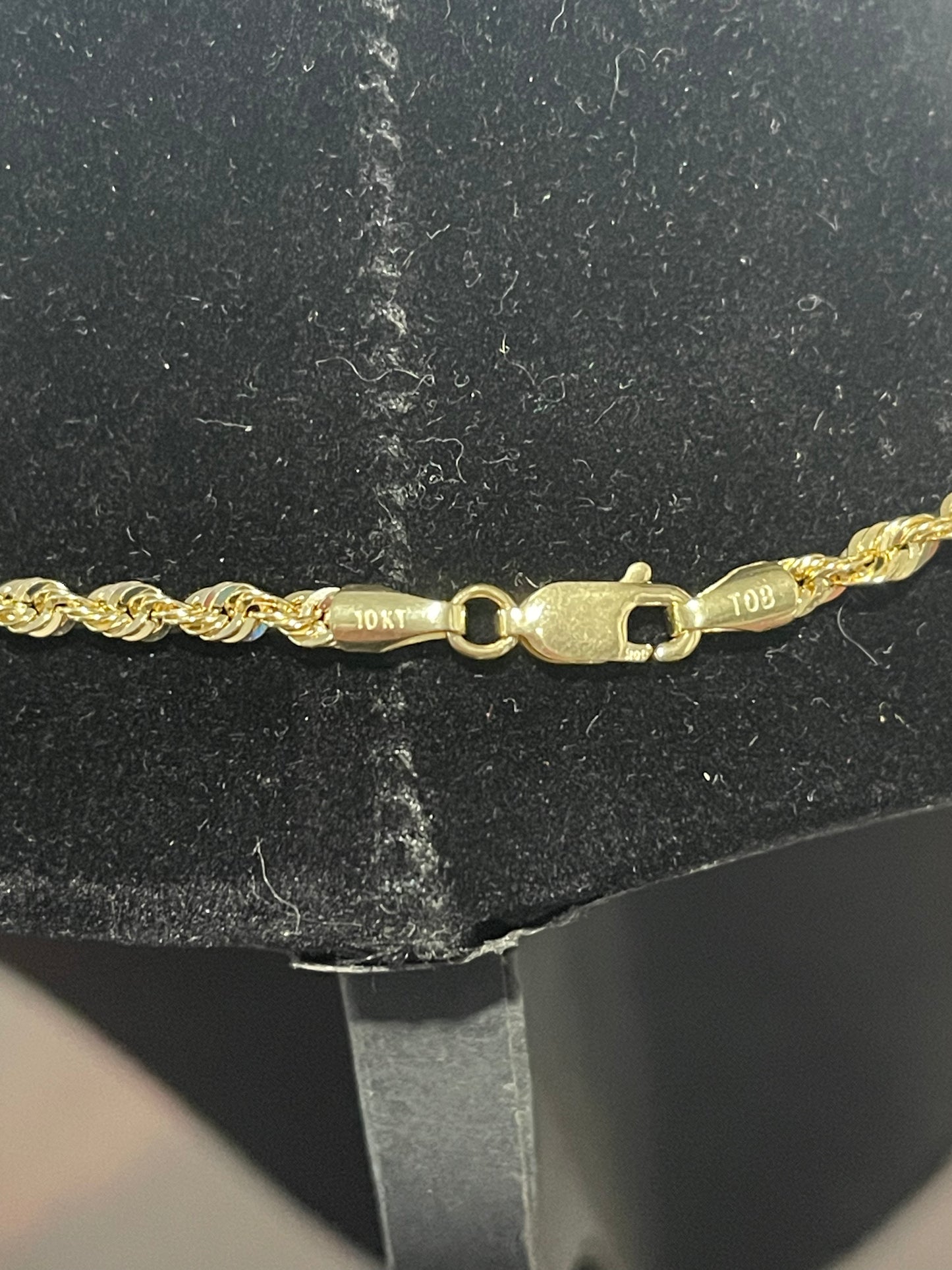 10K Rope Chain 18”