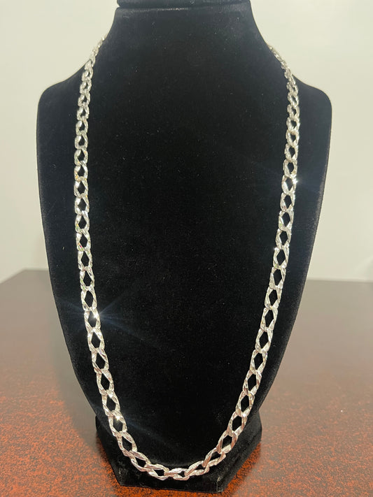 Silver DC Chain 24”