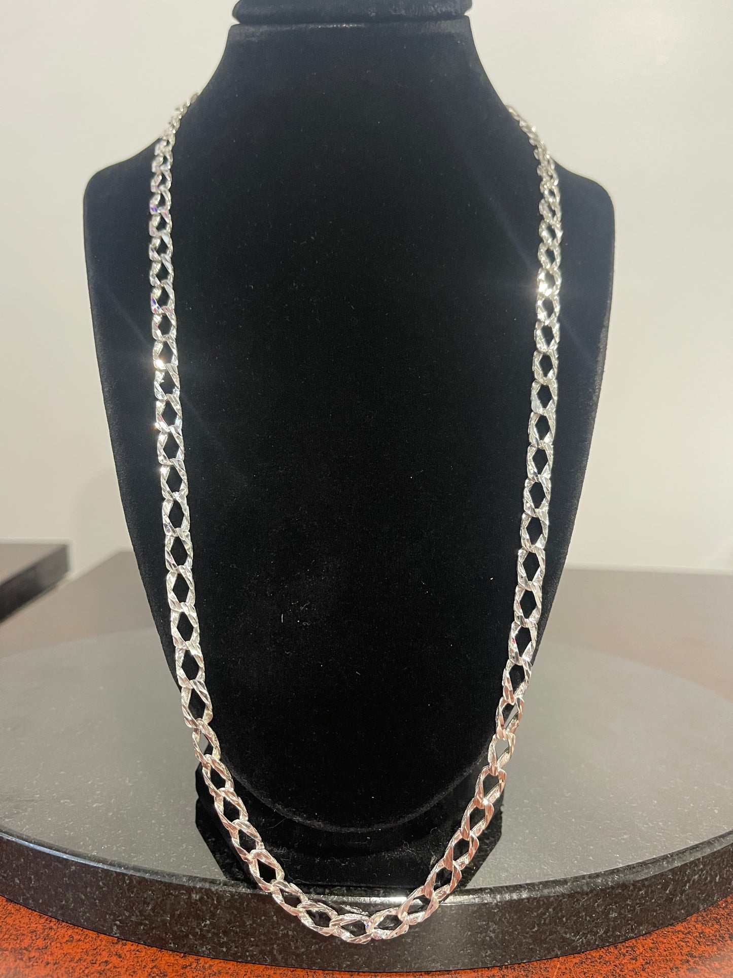 Silver DC Chain 26”