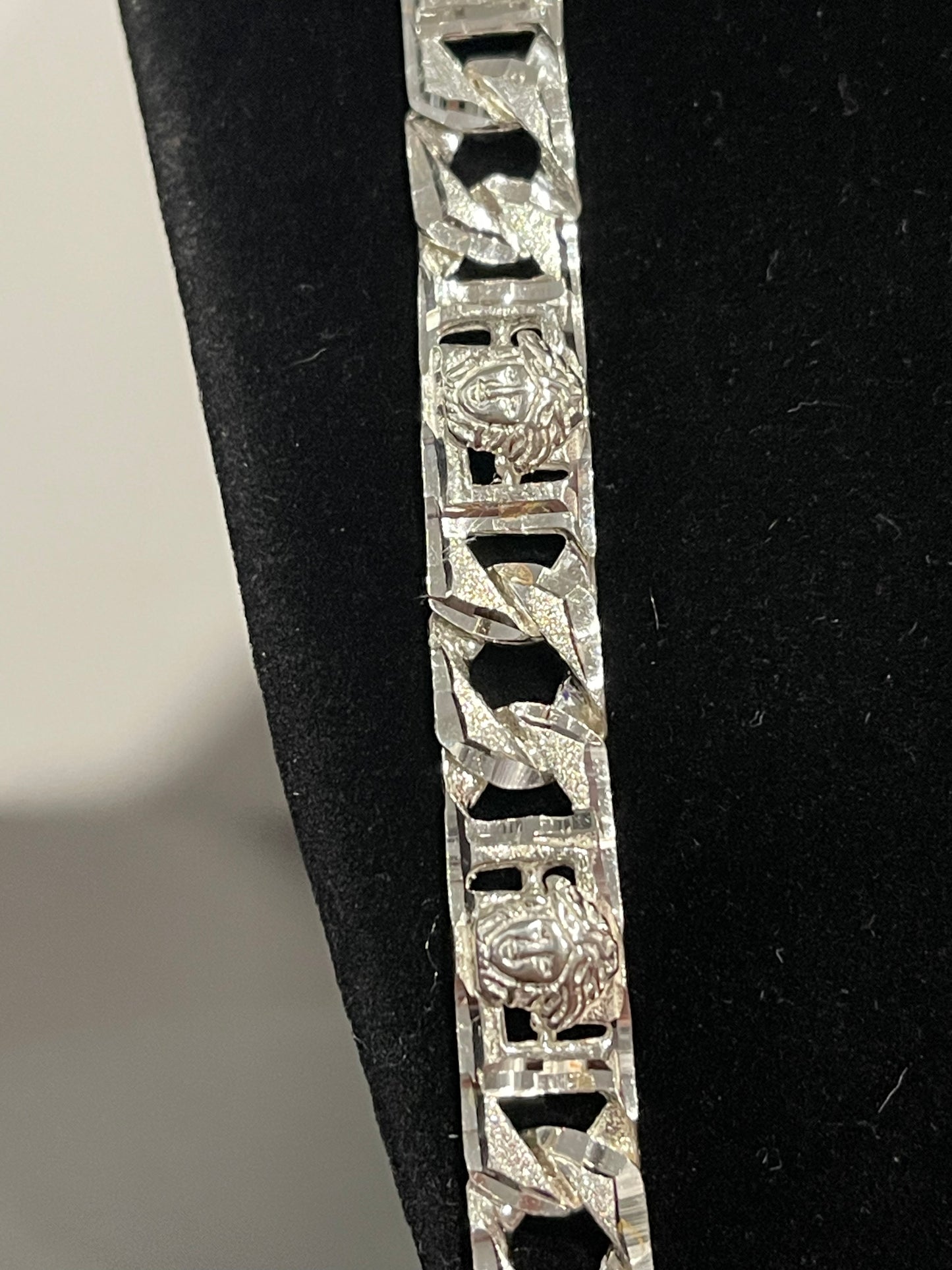 Silver DC Medusa Chain 26”