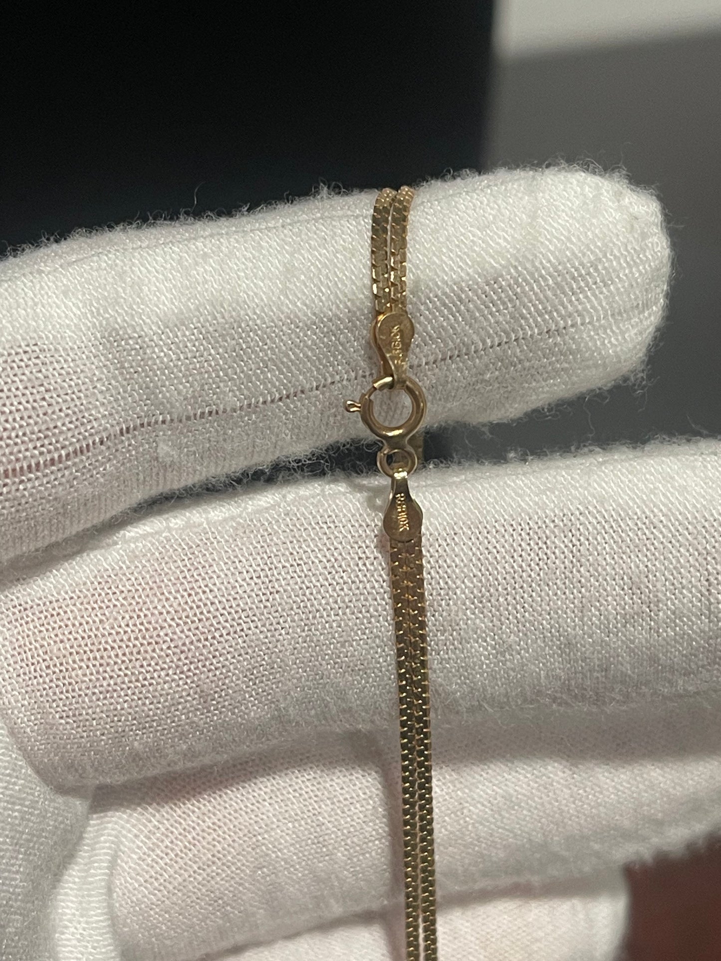 10K Nameplate Bracelet 7.25”