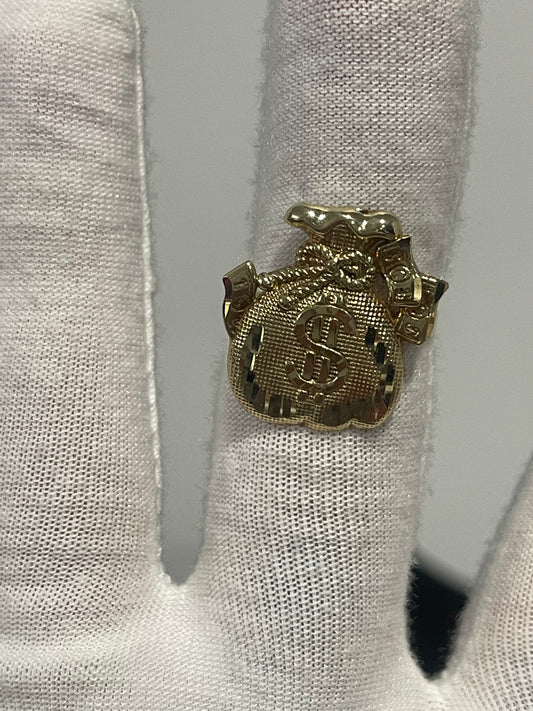 10K Moneybag Ring