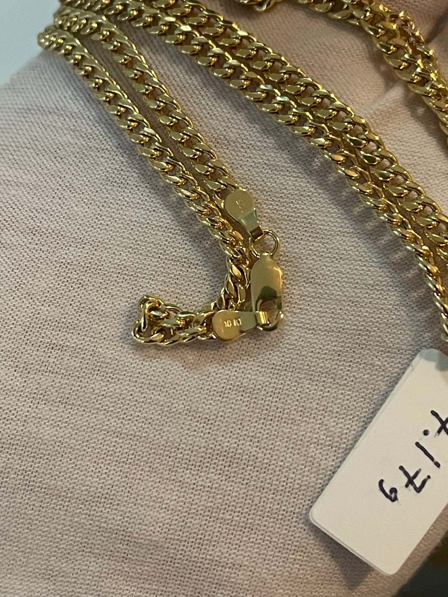 10k 22” Cuban Link Chain
