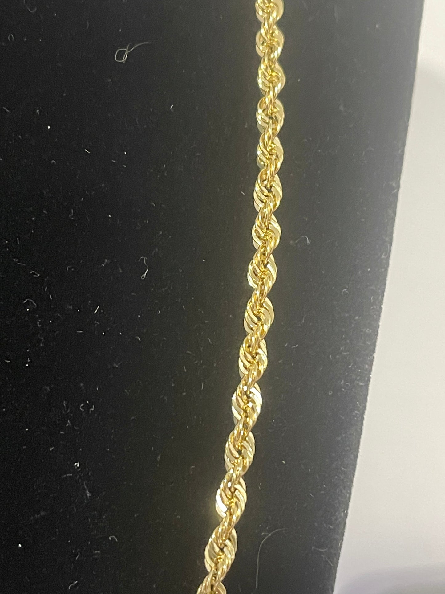 10k Gold 22” Rope Chain