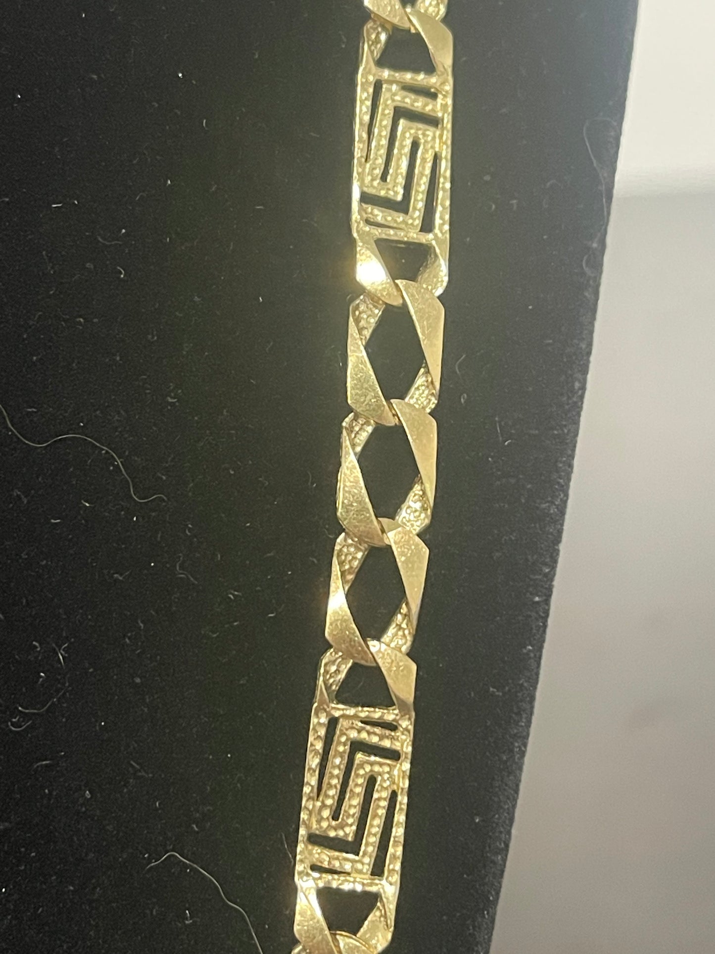 24" Authentic 10K Gold Diamond Cut Curb Chain 34.4g