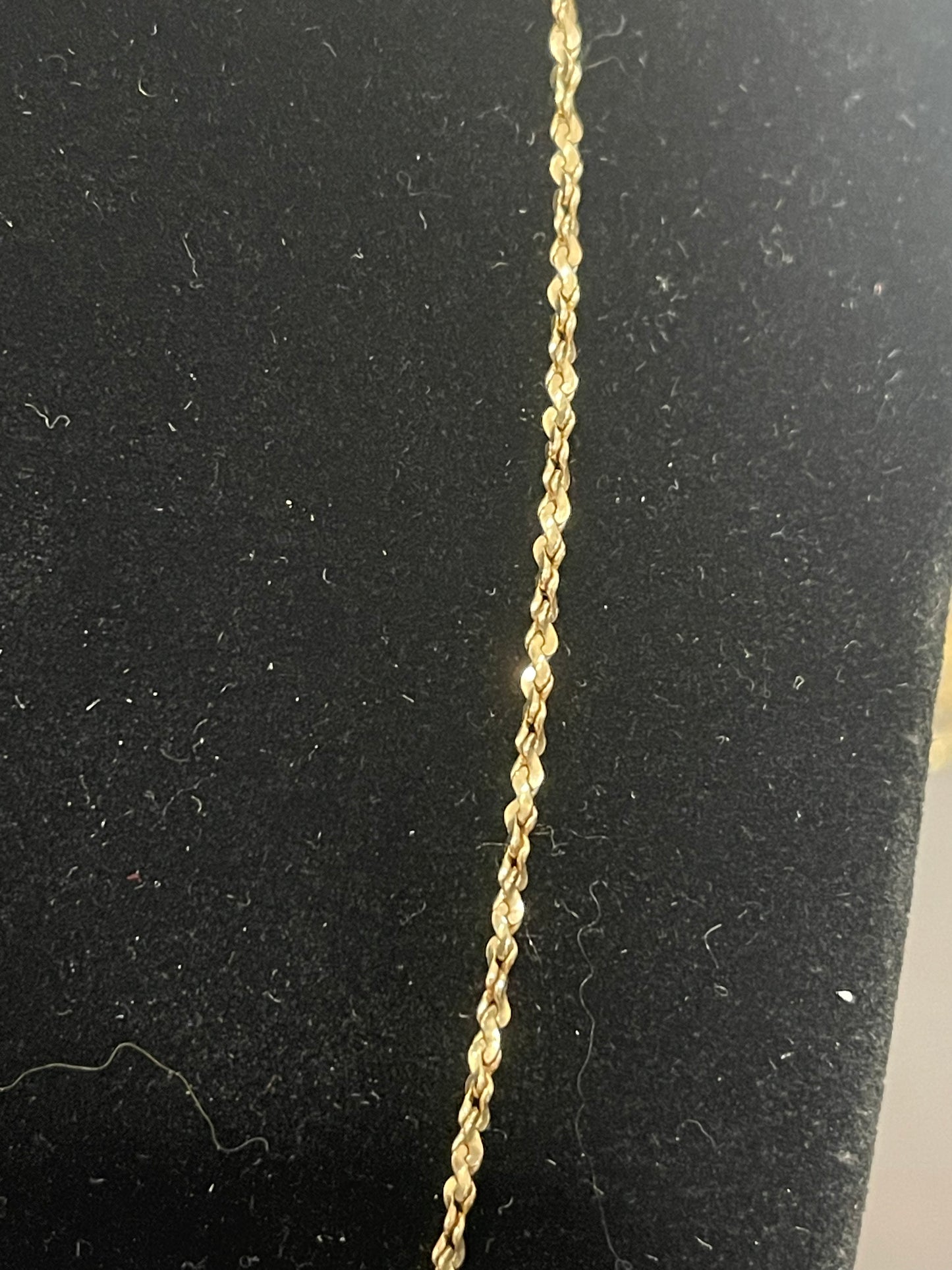 10K Authentic Gold 20” Rope Chain 4.64g