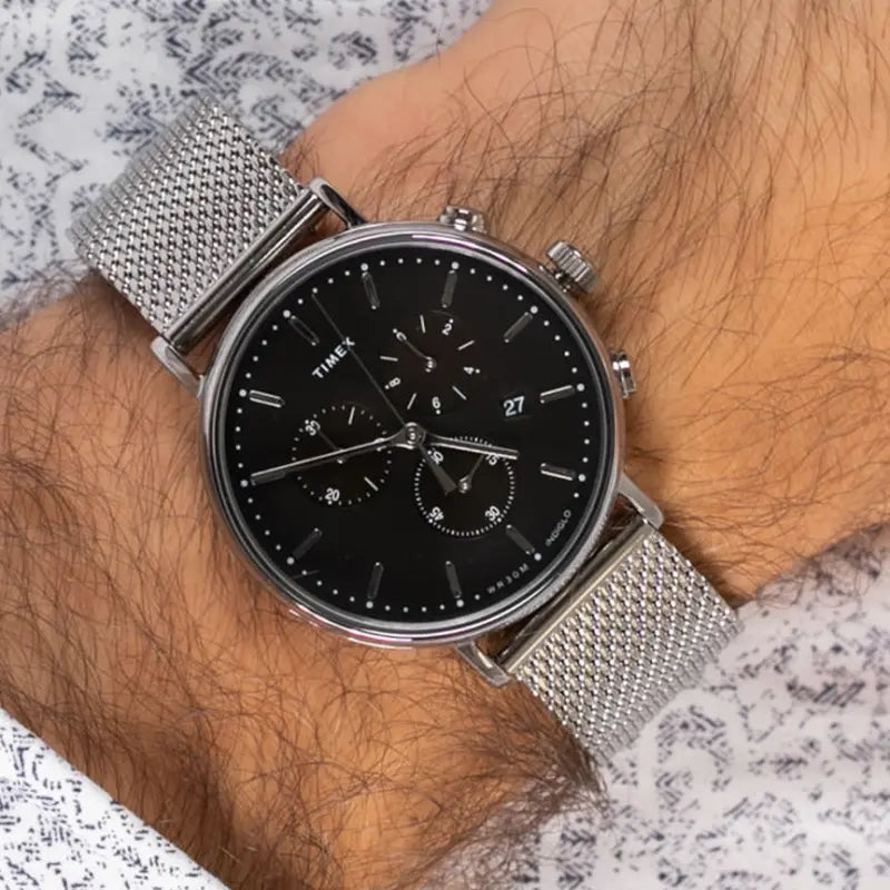 Timex Unisex Brass Silver Watch