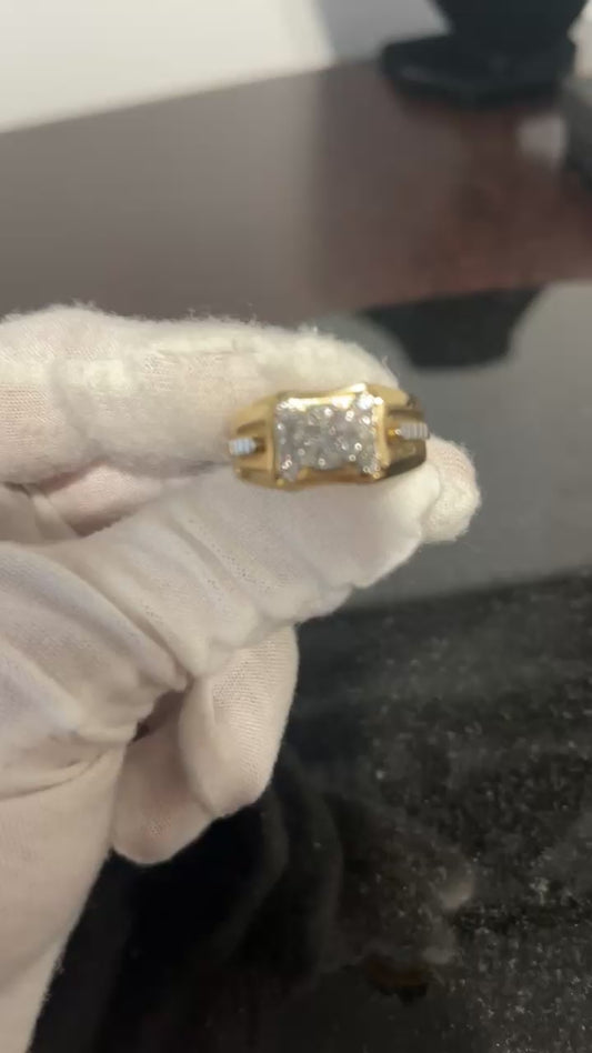 10K Natural Diamond Ring