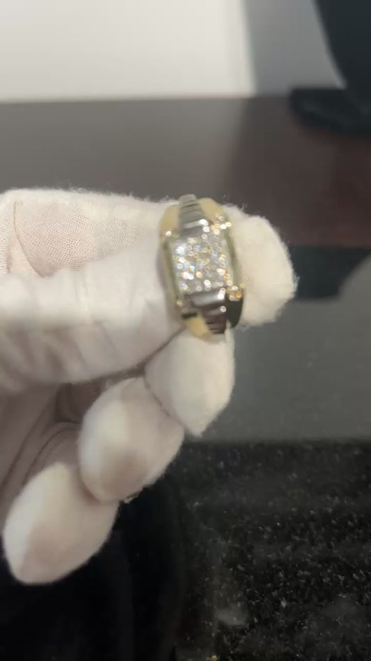 10K Natural Diamond Ring